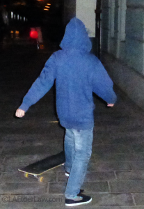 Boy on Skateboard. Incapacity Planning is for the what-if here.